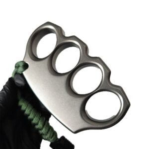 Poing américain à quatre doigts en alliage de titane massif TC21 épaissi