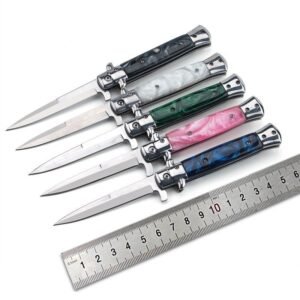 Couteau pliant automatique stiletto knife EDC