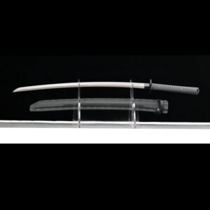 Tactical Titanium-plated Black Samurai With A K Scabbard Fixed Blade Knife
