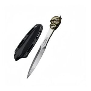 Pirate Skull M390 Push Dagger