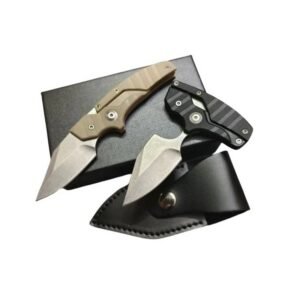 2-in-1 Folding D2 Push Dagger