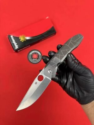 Spider C199 Folding Knife Titanium Handle