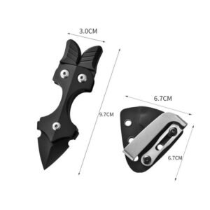 Multifunction Titanium Alloy Push Dagger