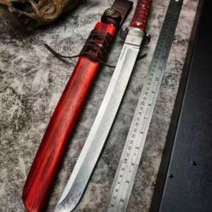 Honshu Red Demon Extreme-Core Samurai Fixed Blade Knife