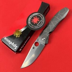 Spider C199 Folding Knife Titanium Handle
