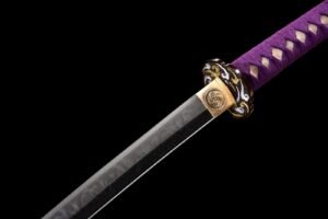 Purple-Sheath Commander Samurai Fixed Blade Knife