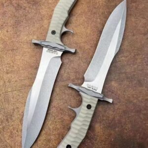 Rambo MK9 Stone Washed A8 Steel Fixed Blade Knife