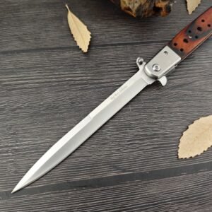 The Wooden-handled Swordfish Broke With A Loud Cry Folding Knife