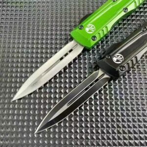 Zinc Handle Microtech Is A Divine Fire OTF Knife