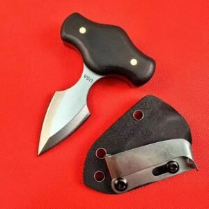 Winkler 3V Custom Black-Handle Push Dagger