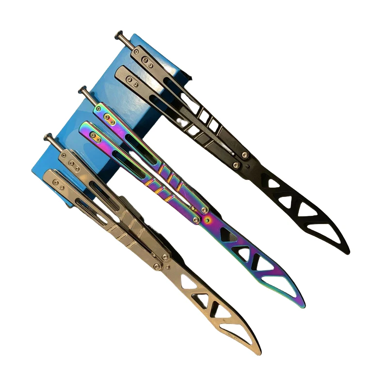 10157621532_78327863.webp Butterfly knife practice tool stainless steel outdoor tool JL-64 unsharpened