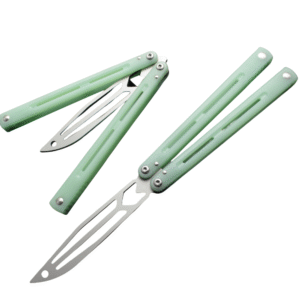 Butterfly Knife Trainer Cnc Process Sleeve Structure Butterfly Knife Fancy Anti-Slip Handle Unsharpened Practice