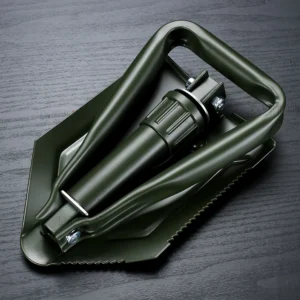 Manganese steel large engineer shovel four-in-one folding shovel multi-function shovel outdoor shovel camping shovel