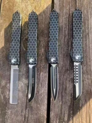 Microtech UT Textured-Handle OTF Knife
