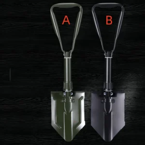Manganese steel large engineer shovel four-in-one folding shovel multi-function shovel outdoor shovel camping shovel