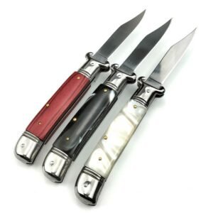 AKC 8-inch Flip Hand Guard Side-Opening Switchblade