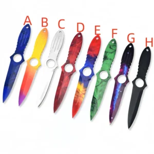 Skeleton Knife Stainless Steel Tactical Knife Outdoor Training Straight Knife