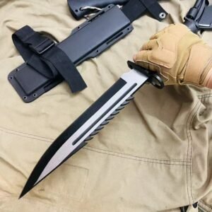 Tiger Tooth War Wolf Fixed Blade Knife