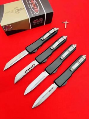 Microtech Transparent UT White Shell OTF Knife