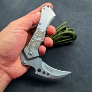 The Skeleton Scythe Was Slightly Broken Folding Knife
