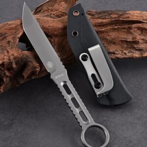 Krypton Thunder Rhino T-ray Round Label Fixed Blade Knife