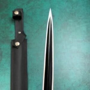 Classic Black Triangular Version Fixed Blade Knife