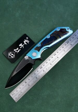 Dance Of The Dead 2nd Generation M390 DLC Blade Titanium Shank SF