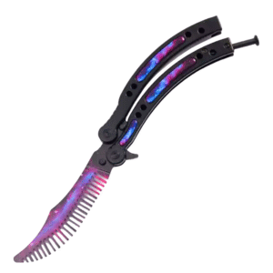 Balisong Butterfly Comb Csgo Peripheral Butterfly Practice Knife Throwing Knife Training Knife