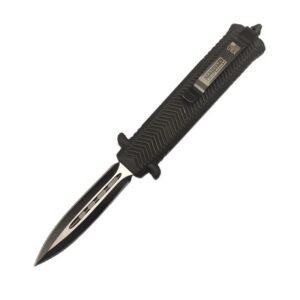 4.15INCH Dual Action stiletto knife-Black