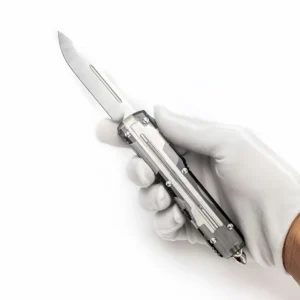 Clear Handle OTF Knife – Transparent Body