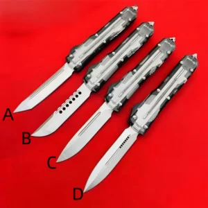 Clear Handle OTF Knife – Transparent Body