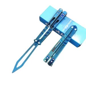 Butterfly swing knife practice tool stainless steel outdoor tool unsharpened