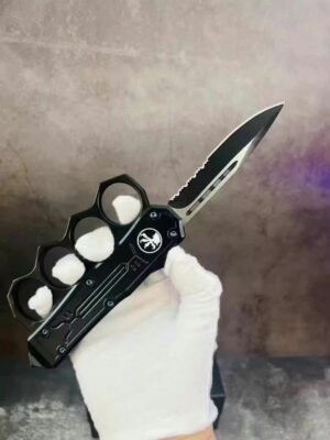 Micro-tech Gloves Jump Straight Into The Tiger OTF Knife