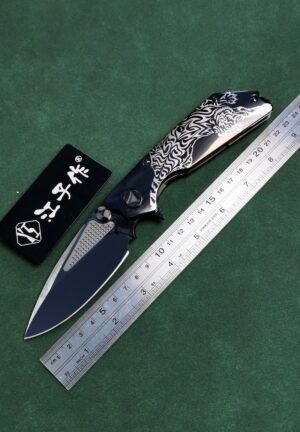 Undead Tiger Wei New Edition M390 Mirror DLC Blade Titanium Alloy Handle SF