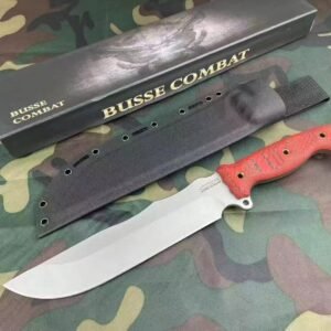 Bass Obstacle Clearing Tactics Small Straight Fixed Blade Knife