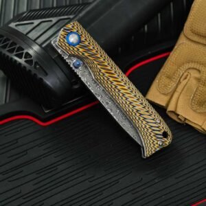 The Winged Bird Breaks The Great Damascus Folding Knife