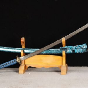 Ghost Handmade Blue Commander Samurai Fixed Blade Knife