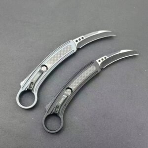 Raptor Claw Black-Blade OTF Karambit Knife
