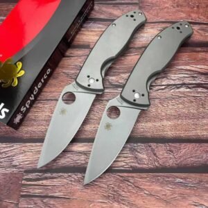 Spyderco C122 Titanium-Handle Folding Knife