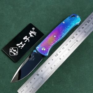 Butterfly 535 M390 Ultra Mirror DLC Ice Crystal Titanium Alloy Handle SF Express Folding Knife
