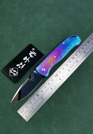 Butterfly 535 M390 Ultra Mirror DLC Ice Crystal Titanium Alloy Handle SF Express Folding Knife