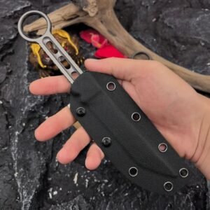 Kryptonite T-ray Letter Marker Fixed Blade Knife