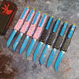 Zinc-handle Microtech UT Donut OTF Knife