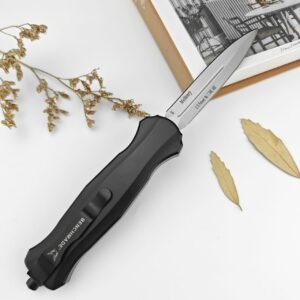 Butterfly Twin Peaks Straight Out 3200 Black Sand OTF Knife