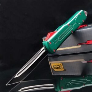 Zinc-handle Microtech Bounty Hunter OTF Knife