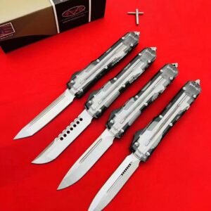 Microtech Transparent UT White Shell OTF Knife