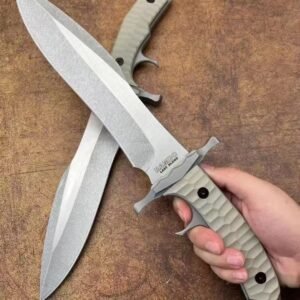 Rambo MK9 Stone Washed A8 Steel Fixed Blade Knife