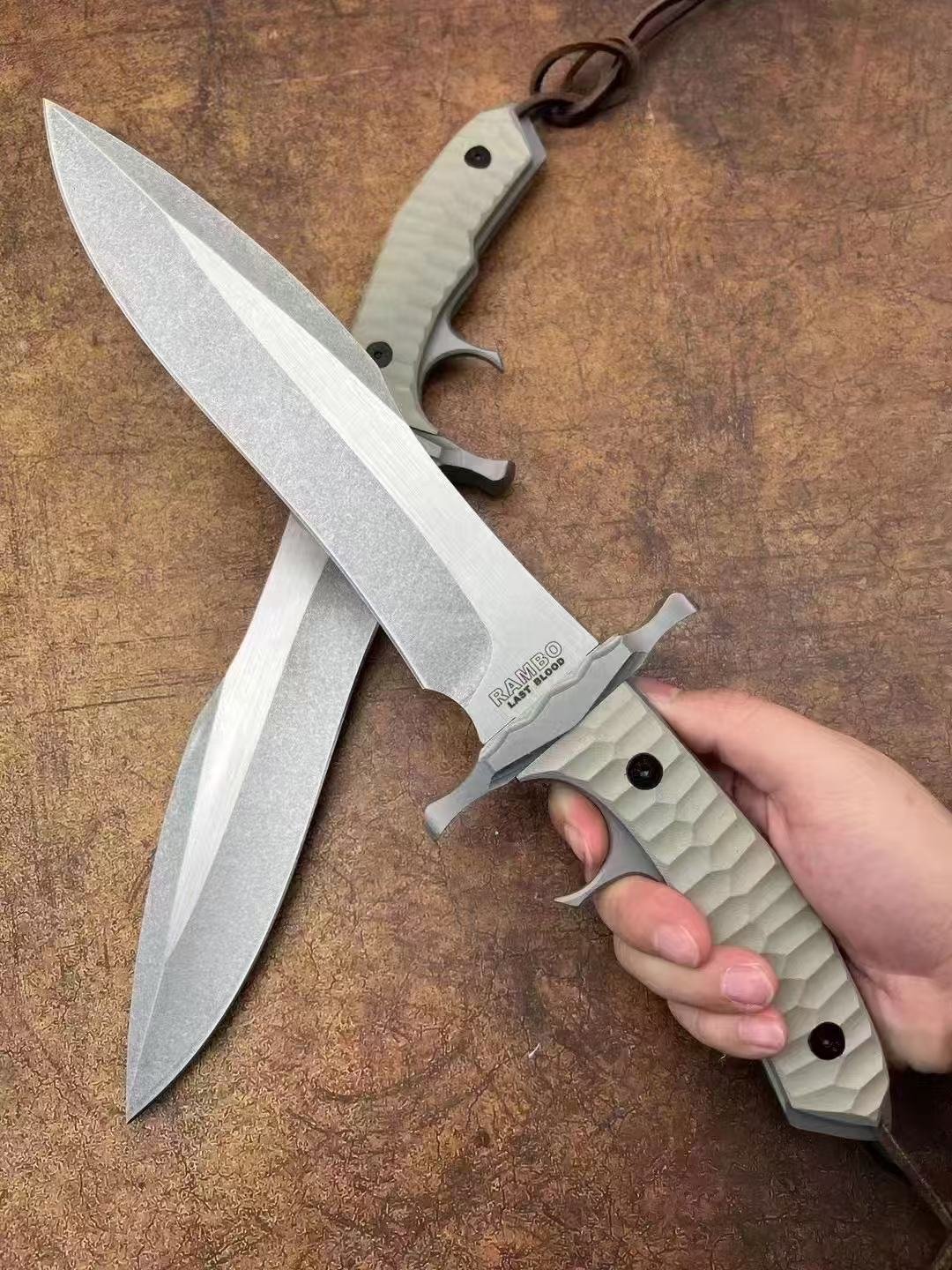3091ae06-c2b5-41c8-9345-9a3f3ae1bd47.jpeg Rambo MK9 Stone Washed A8 Steel Fixed Blade Knife