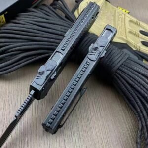 Microtech: All Black Snake God, Black Blade