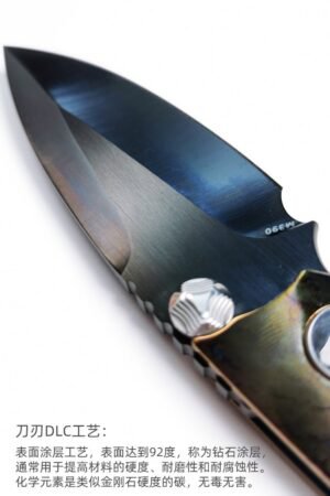 Dance Of The Undead M390 Sanding DLC Blade Titanium Alloy Handle SF Express